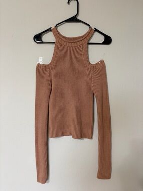 Forever 21 Shoulder cut out sweater